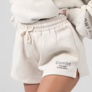 Comfrt‎ Tranquil Shorts Cotton Small Off White New With Tags
